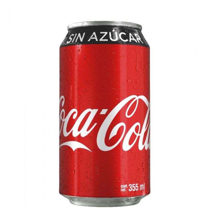 Coca sin azcar lata 6 x 354cc