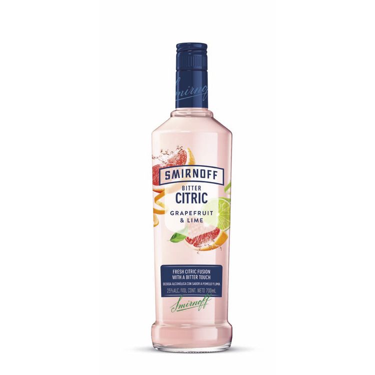 Smirnoff bitter citric