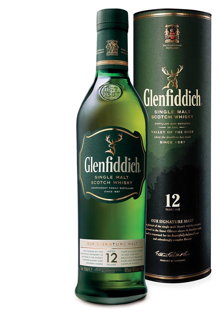 Glenfiddich 12 aos 750cc 