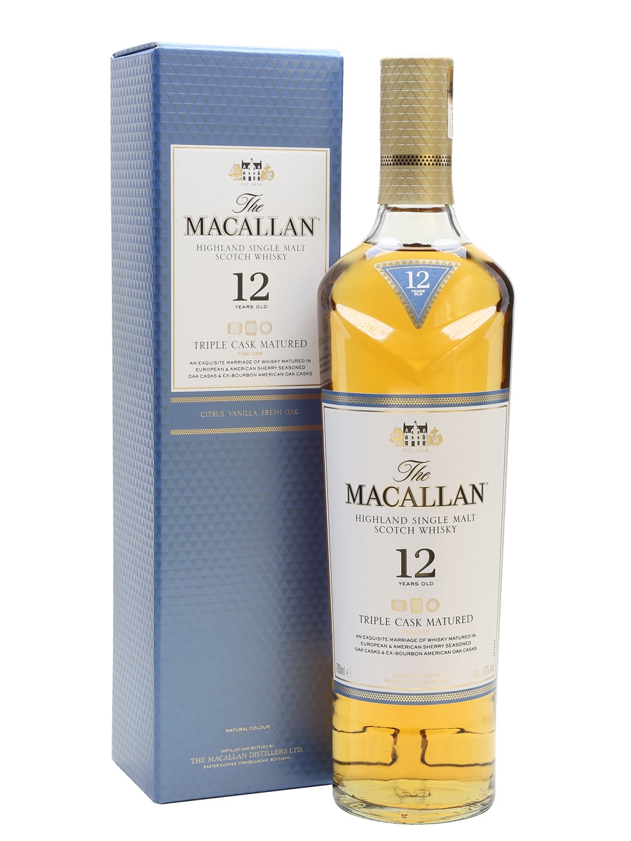 Macallan 12 aos  triple cask