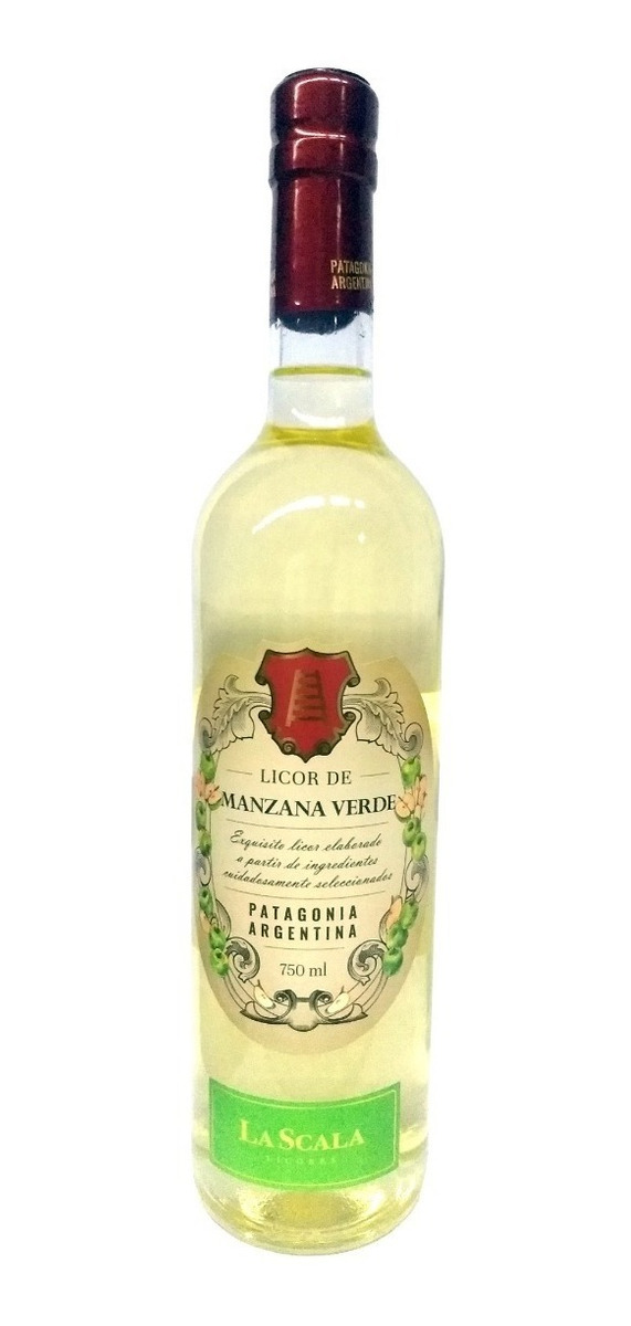 Licor La Scala Manzana verde