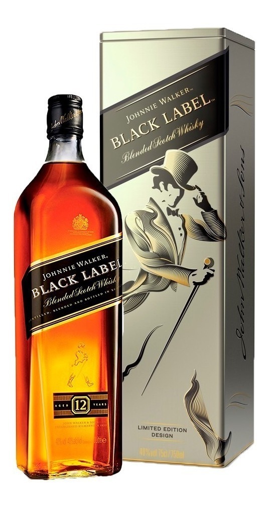Johnnie Walker Black con Lata