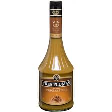 Licor Tres Plumas Dulce de Leche