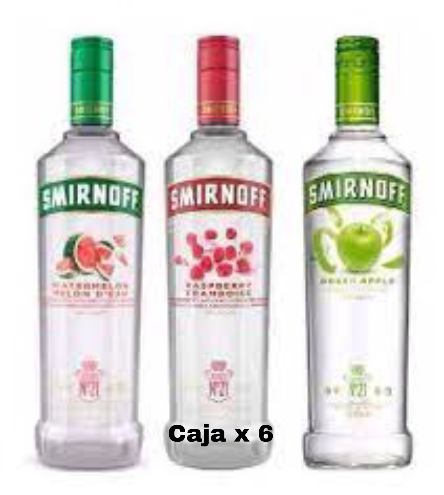 Caja Smirnoff Saborizado x 6