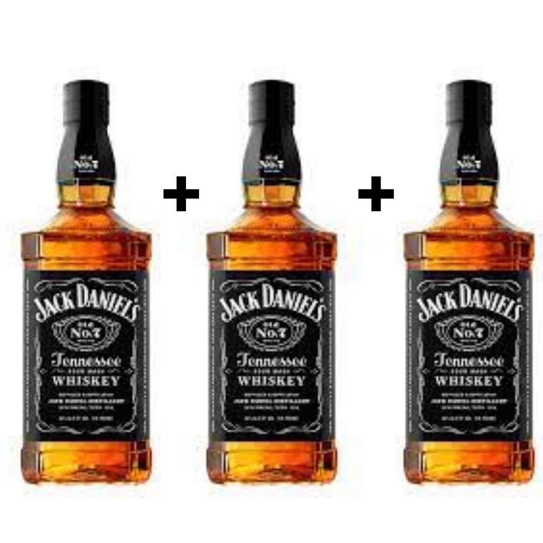 Combo Jack Daniels 750cc x3unidades