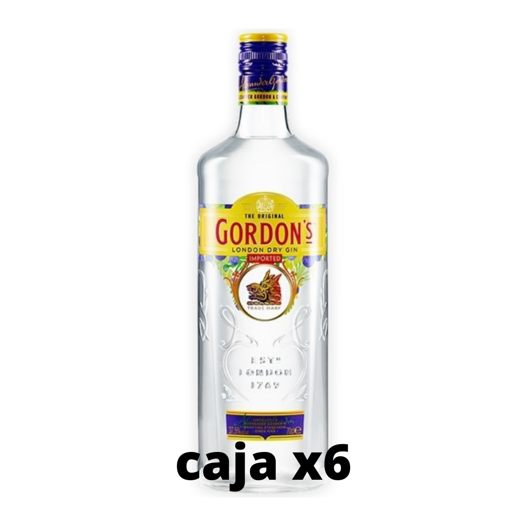 Caja Gin Gordons x6 